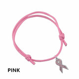 Breast Cancer Awareness Ribbon Bracelet - The Serenity Movement
