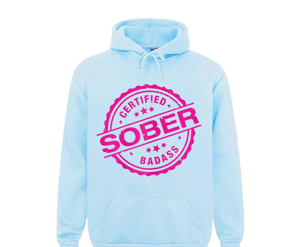 Certified Sober Badass Hoodie