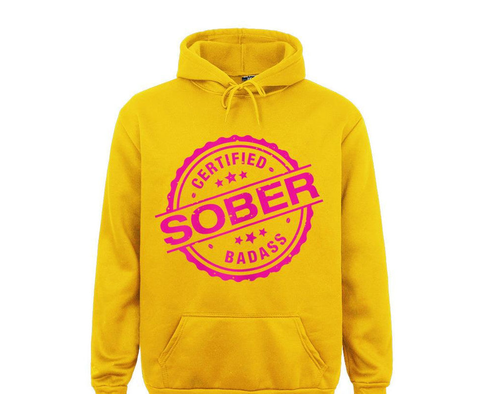 Certified Sober Badass Hoodie