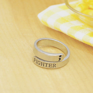 Semicolon Fighter Ring - The Serenity Movement