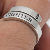 Semicolon Fighter Ring - The Serenity Movement