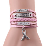 Breast Cancer Awareness Bracelet Set - The Serenity Movement