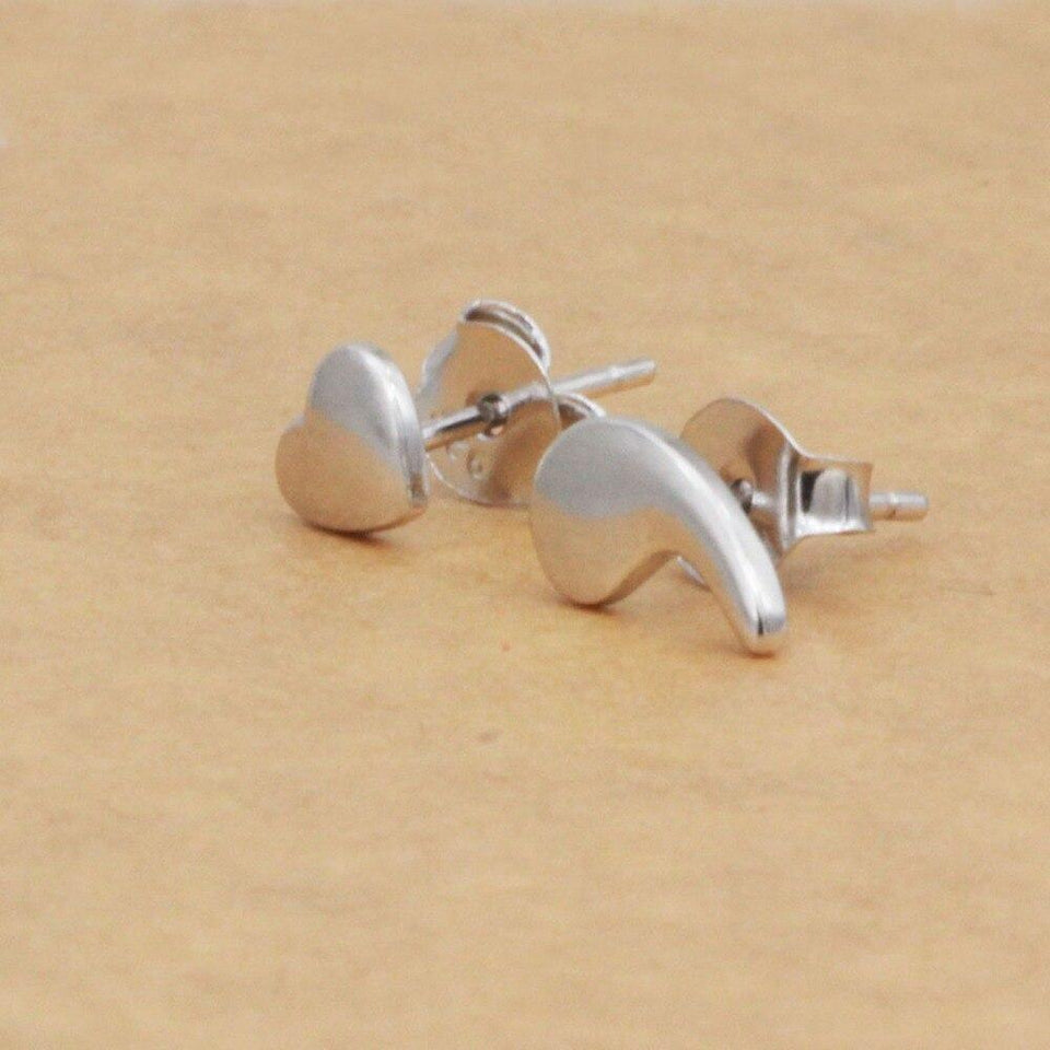 Semicolon Sterling Silver Earrings - The Serenity Movement