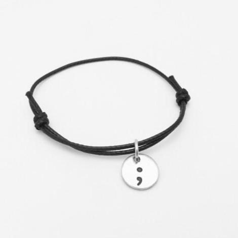 The Semicolon Cord Bracelet - The Serenity Movement