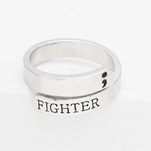 Semicolon Fighter Ring - The Serenity Movement