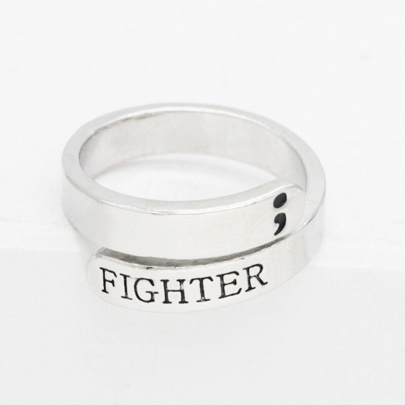 Semicolon Fighter Ring - The Serenity Movement