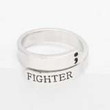 Semicolon Fighter Ring - The Serenity Movement