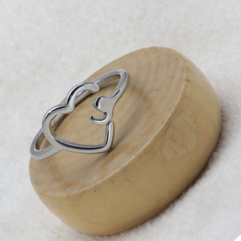 The Heart Semicolon Ring - The Serenity Movement