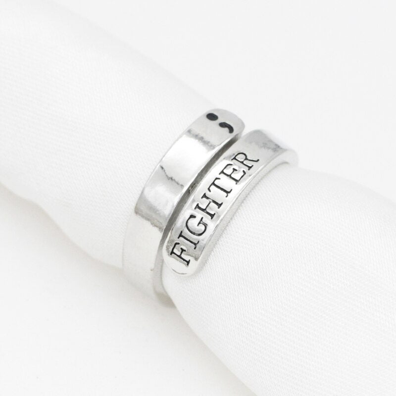 Semicolon Fighter Ring - The Serenity Movement