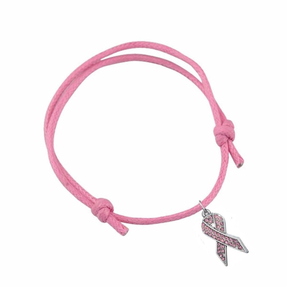 Breast Cancer Awareness Ribbon Bracelet - The Serenity Movement